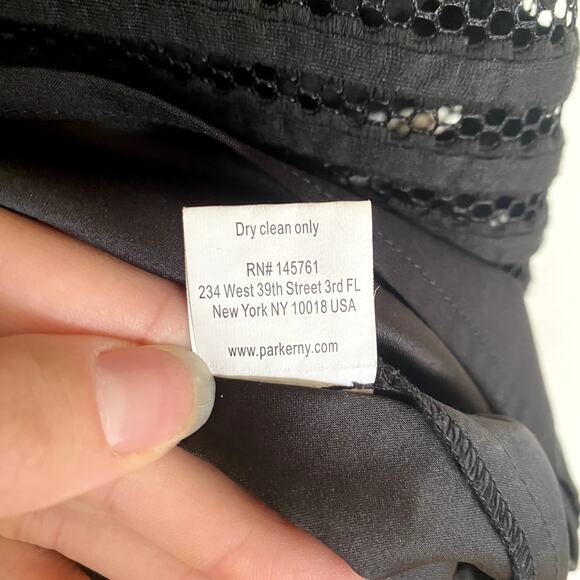 Parker Conner Neoprene Sheath Dress in Black Small - Picture 7 of 9